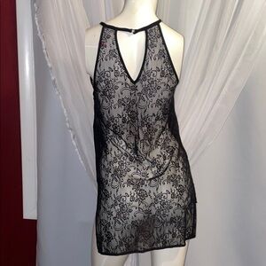 Guess Black Floral Lace Chemise